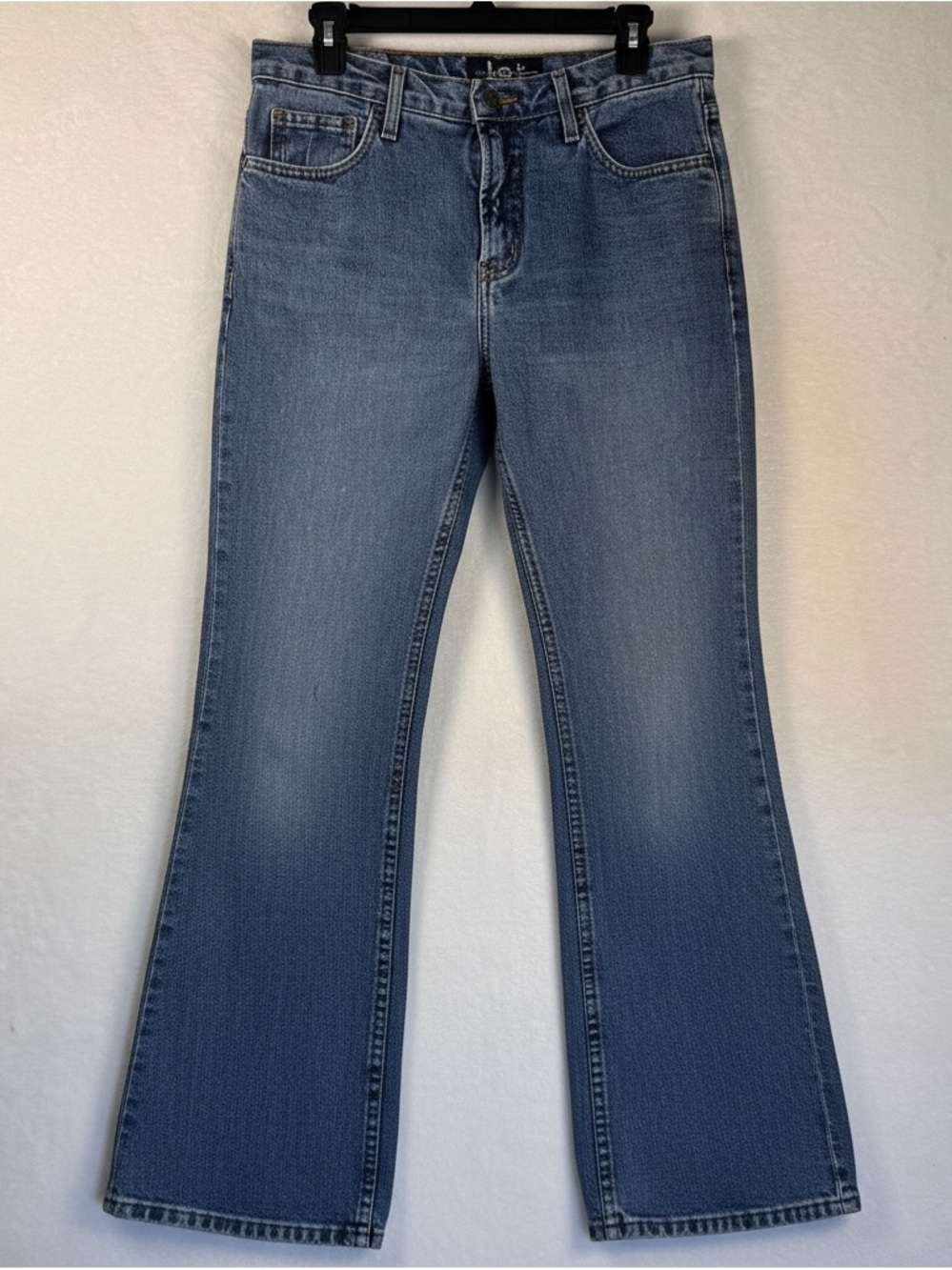 Vintage Y2K L.E.I. Jeans 11 Medium Wash High Rise Flare 100% Cotton